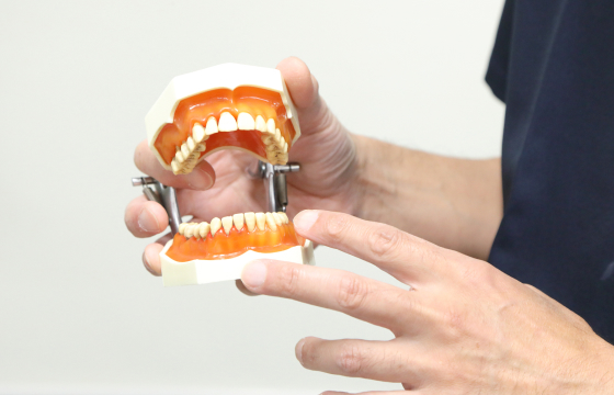 噛み合わせと唾液のチェック